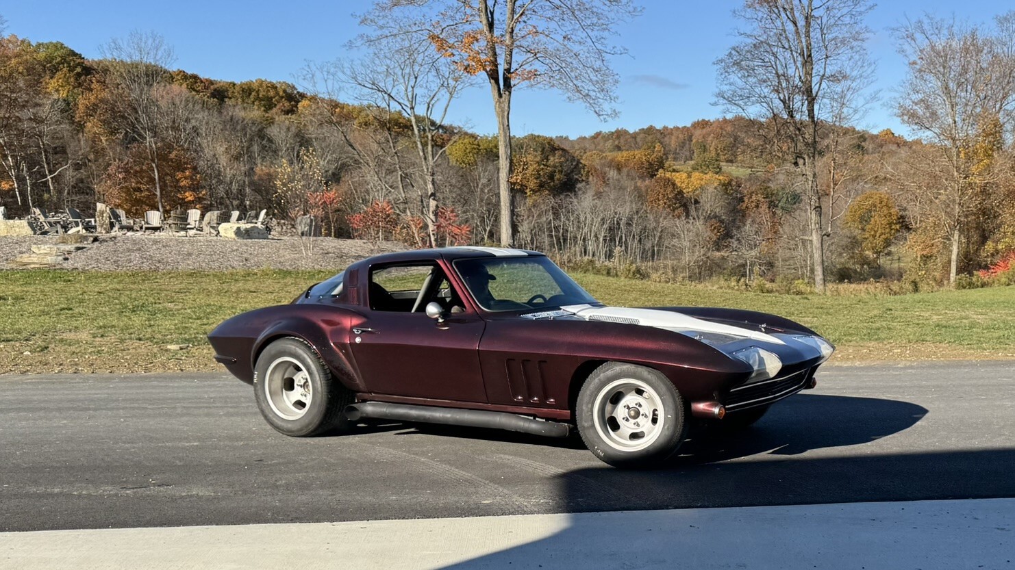 rear of race corvette